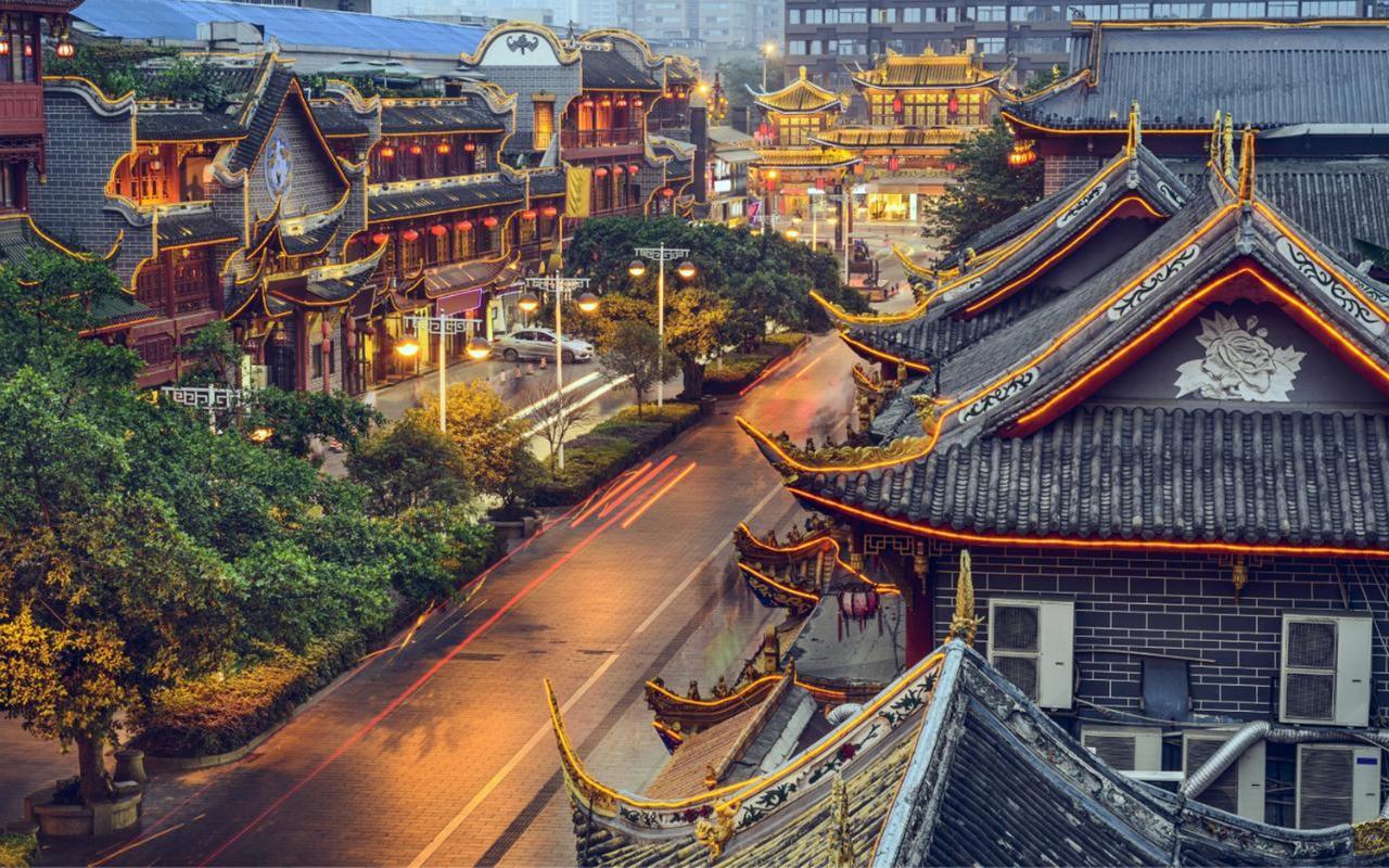 Chengdu Airport Ruijia Hotel Esterno foto